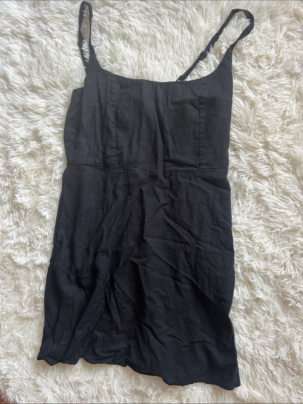Old Navy Black Spaghetti Strap Mini Dress